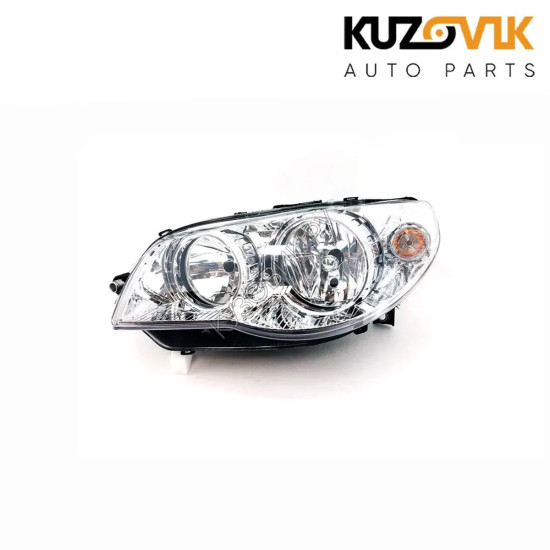Фара левая Fiat Albea (2005-2012) рестайлинг галоген, мех. корректор KUZOVIK