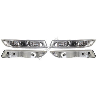 Фары противотуманные Ниссан Альмера Nissan Almera Classic B10 (2006-2012) комплект 2 штуки левая и правая DEPO высокое качество