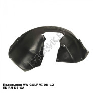 Подкрылок VW GOLF VI 08-12 5D прав DE-GA