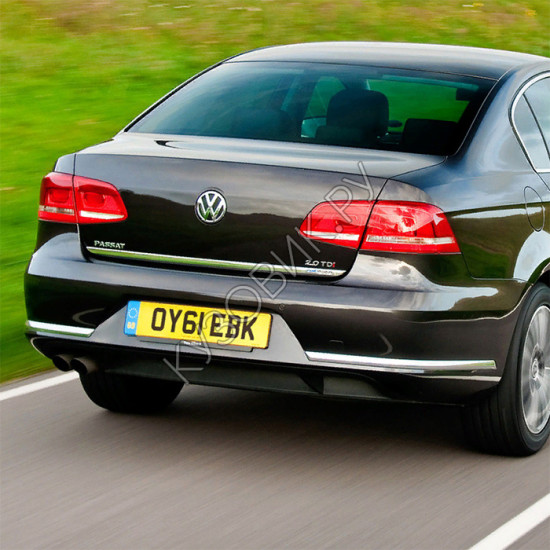 Бампер задний в цвет кузова Volkswagen Passat B7 (2011-2015) седан Бампер задний в цвет кузова Volkswagen Passat B7 (2011-2015) седан